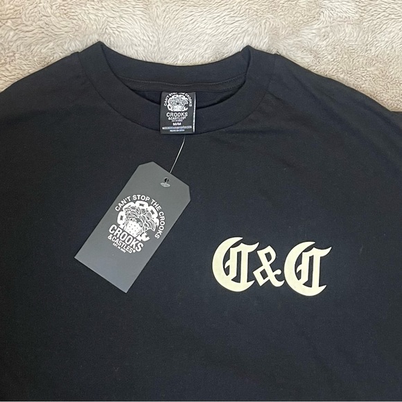 NWT Crooks and Castles T shirt Medium - Picture 3 of 3